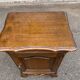 Table de chevet Louis XV en chêne 1970