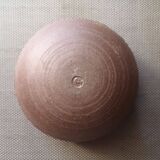 Chamotte terracotta bowl - Enamelled interior