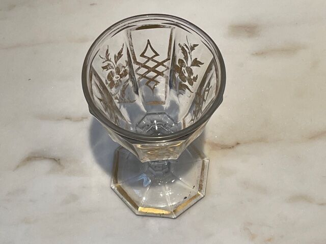 1 glass old Portieux NINETEENTH century