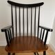 Vintage Scandinavian design rocking chair