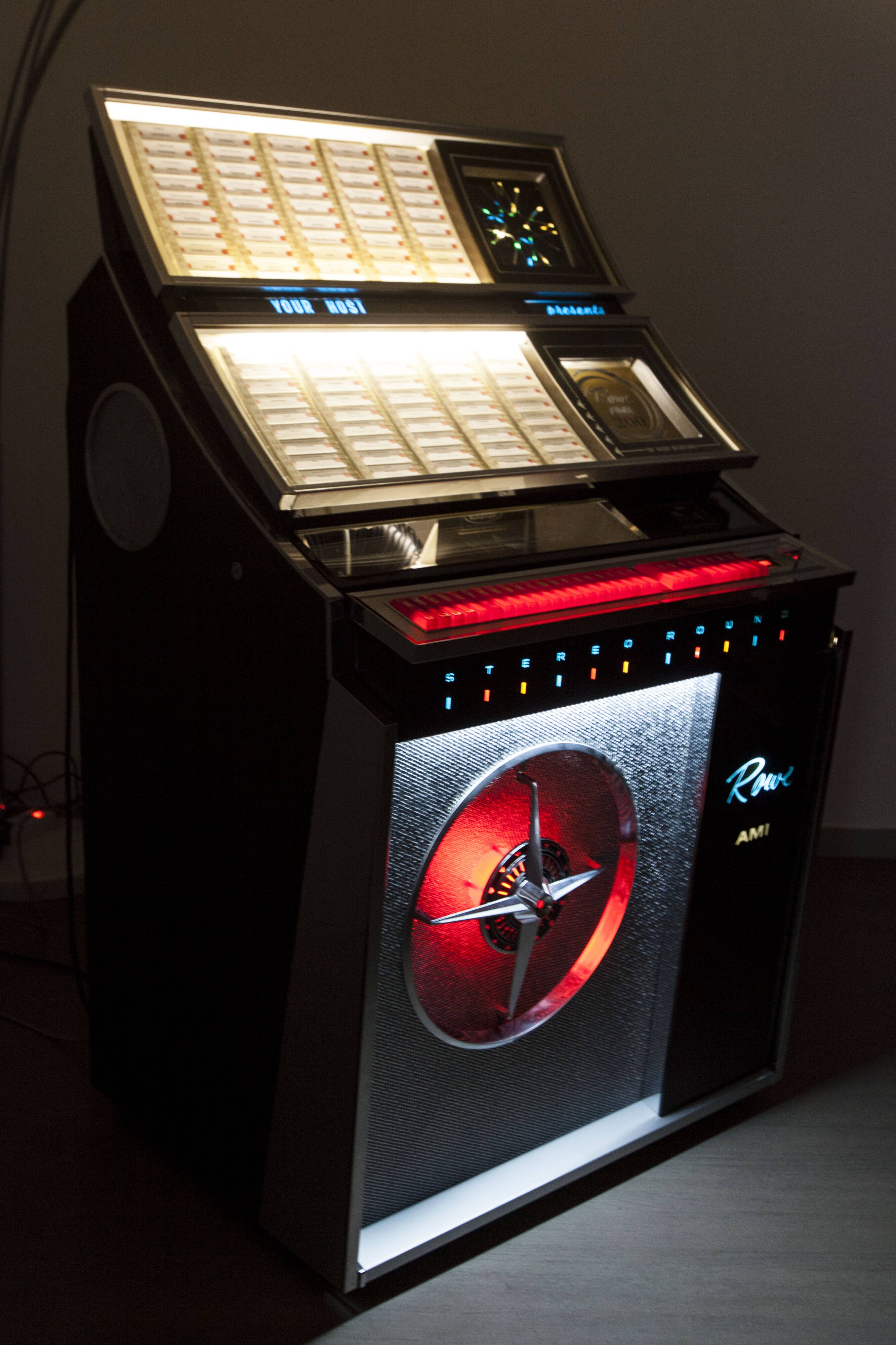 Jukebox Rowe friend from 1963 model "Jal" capa 100 vinyls pop, rock, metal compilation from 1950 to 1990