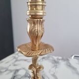 Vintage gold lamp base