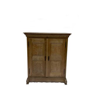 Armoire ou meuble télé, vintage en chêne