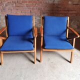 Pair of Danish armchairs Z by Poul Jensen for Selig 1960