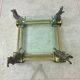 Old brass and gilded bronze table horses design from the 70s vintage Horses