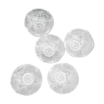 Coupelles en cristal