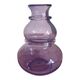 Purple blown glass vase