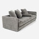 Canapé kopenhaga gris, design scandinave
