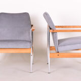 Pair of restored scandinavian midcentury armchairs
