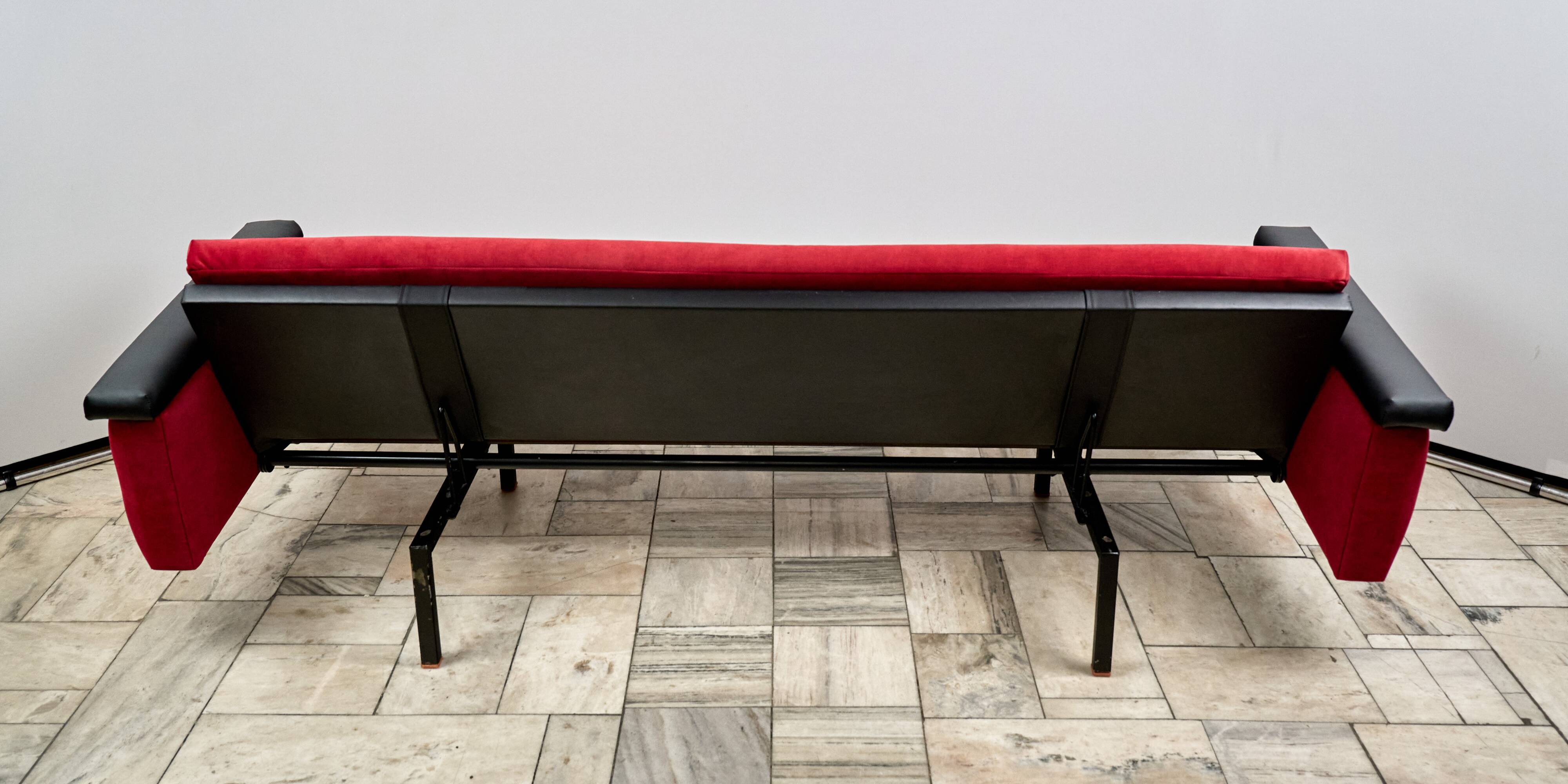 Vintage Industrial Sofa bed, 1960s, Czechoslovakia