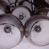 Lampe cascade chromée années 60