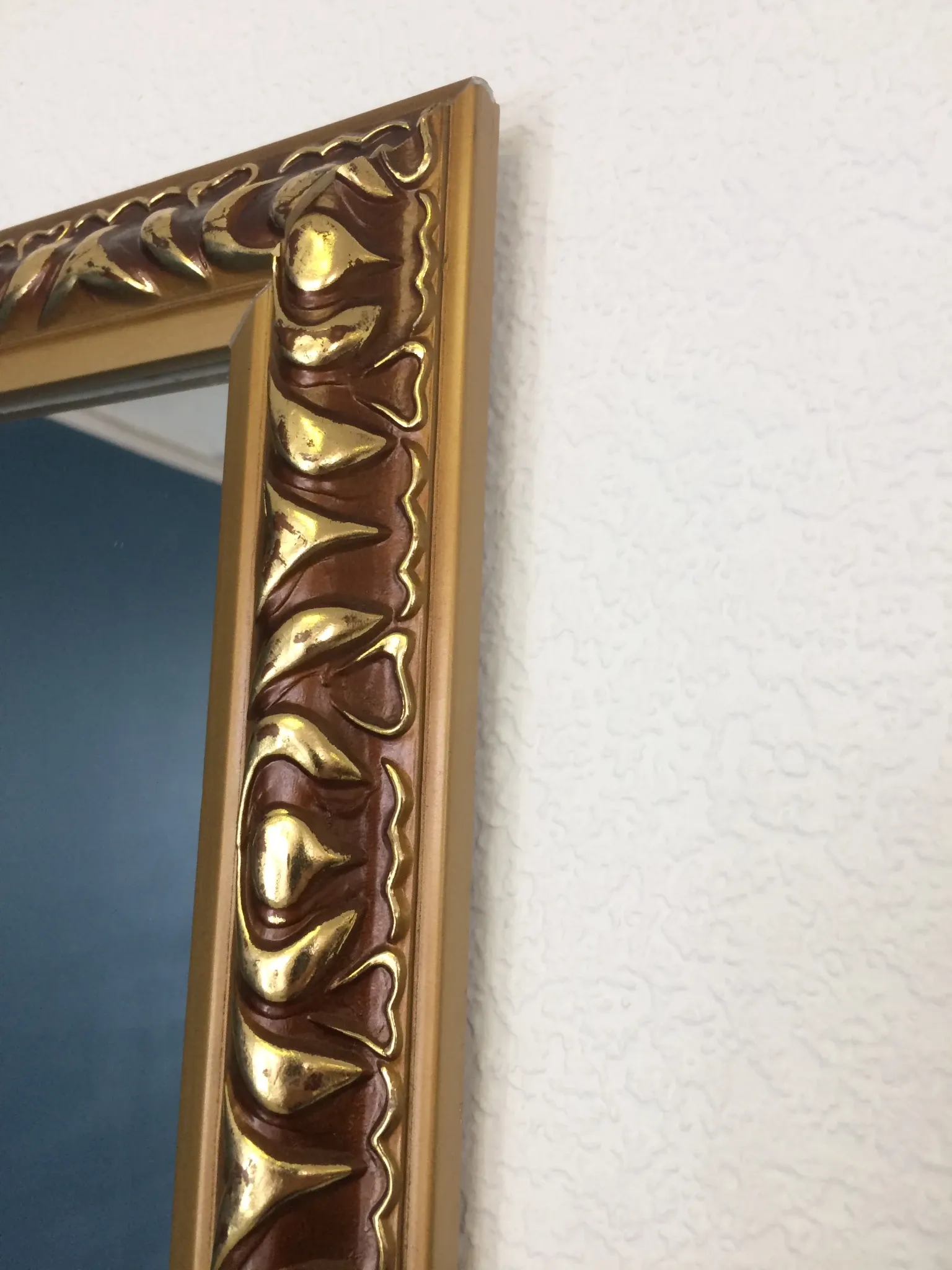 Miroir doré 57x47cm