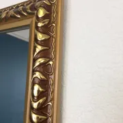 Miroir doré 57x47cm