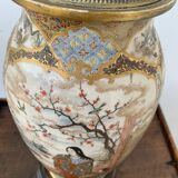 Japanese Satsuma lamp