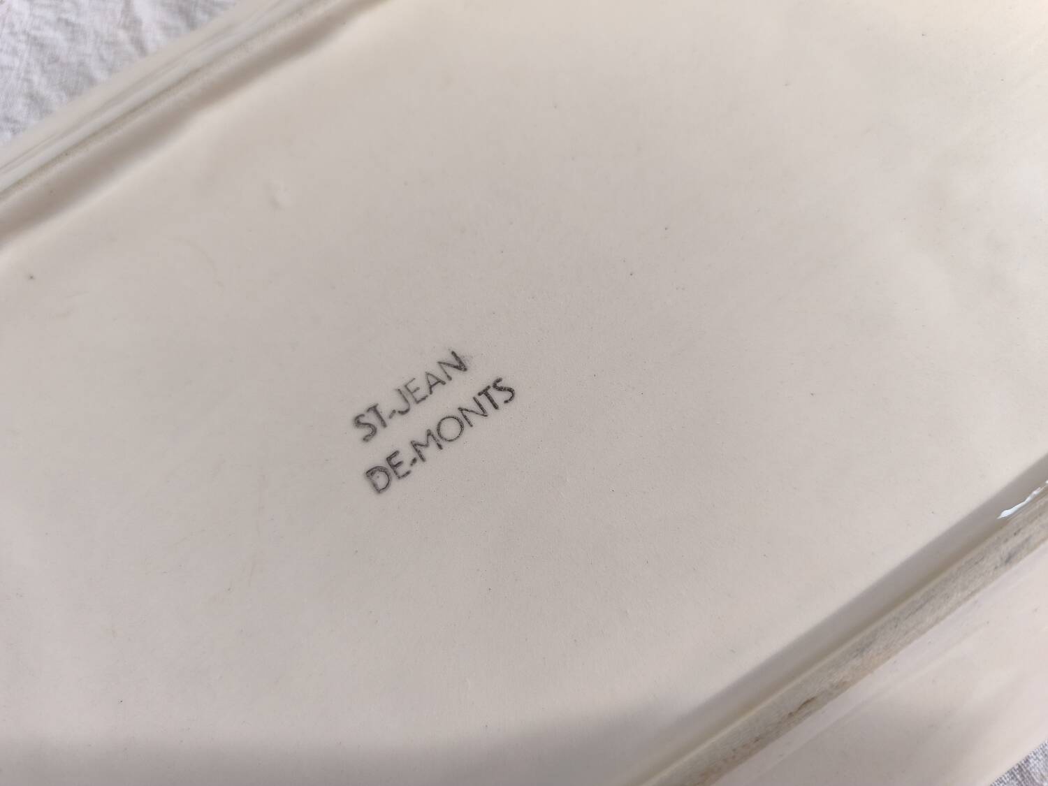 Rectangular Breton cake dish St-Jean-de-Monts