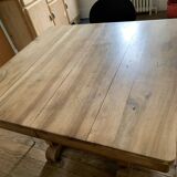 Extendable walnut table