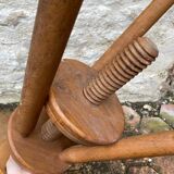 Vintage Adjustable Screw Stool