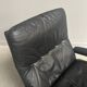 King chair with hocker by Strässle, 1960s
