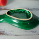 Majolica plate in vintage fish, slurry plate.