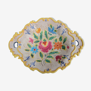 Hand-painted open dish