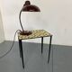 Vintage Modernist Mosaic Ceramic and Steel Side Table, 1950s