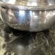 Old white silver metal cup Christofle numbered dimension