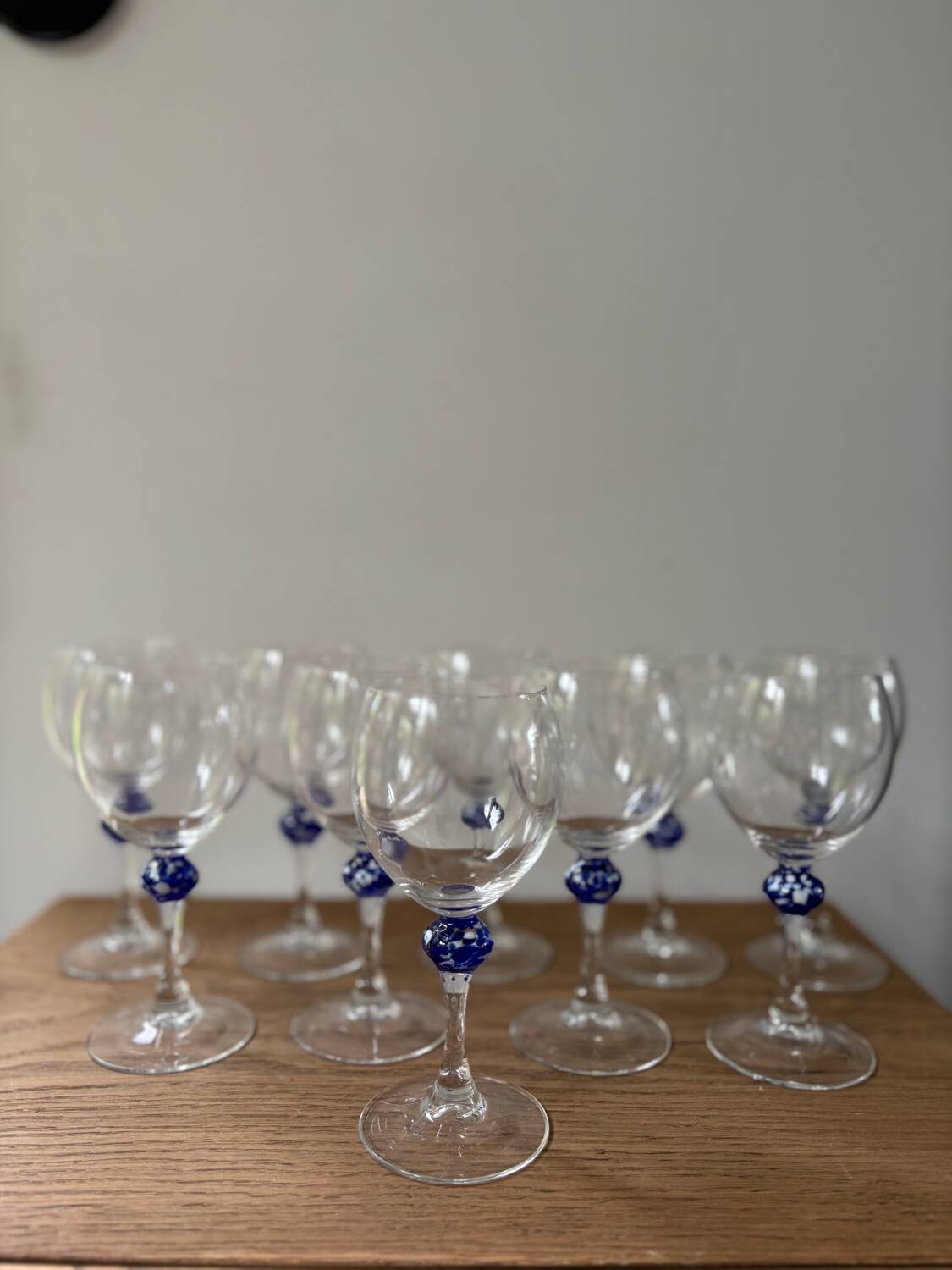 Set of 10 Luminarc Louisiana wine glasses