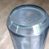 Blue glass bottle, 60s