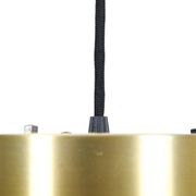 Lyskær Belysning “U.F.O” pendant lamp / Space Age / Danish modern design / gold / brass / aluminium / 1970s