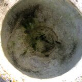 Pair of vintage planters tripodes pot potron fibro cement 1960 garden