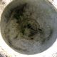 Pair of vintage planters tripodes pot potron fibro cement 1960 garden