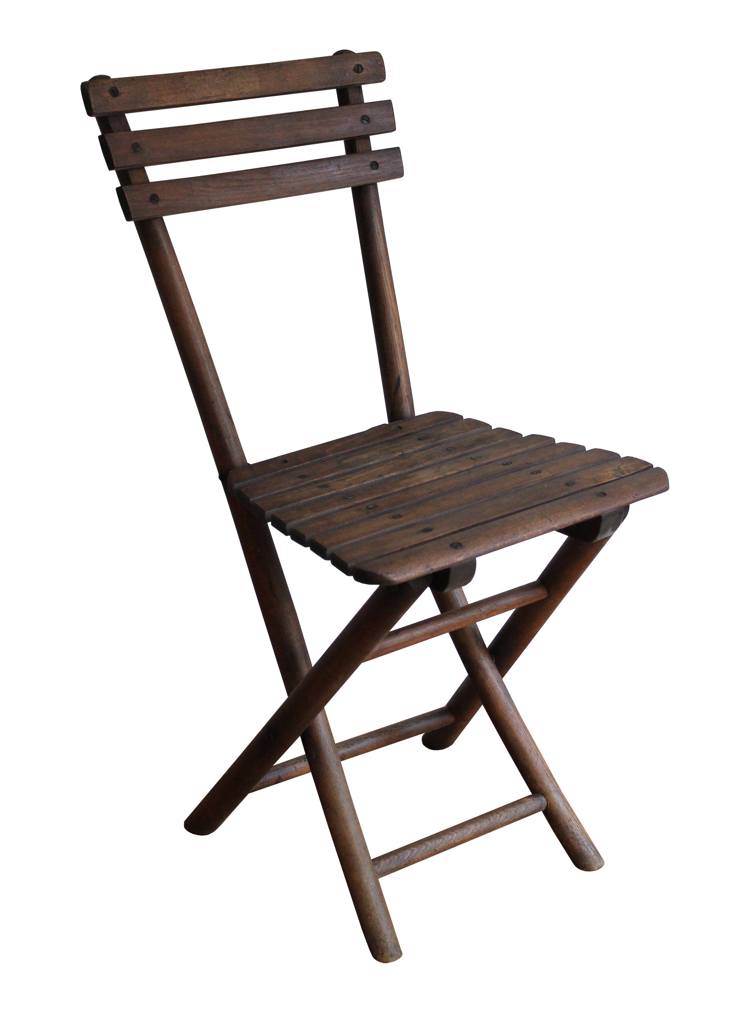 1920's Folding Garden Chair by Gebrüder Thonet