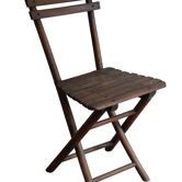 1920's Folding Garden Chair by Gebrüder Thonet