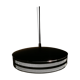 Saucer suspension in metal and glass 1960