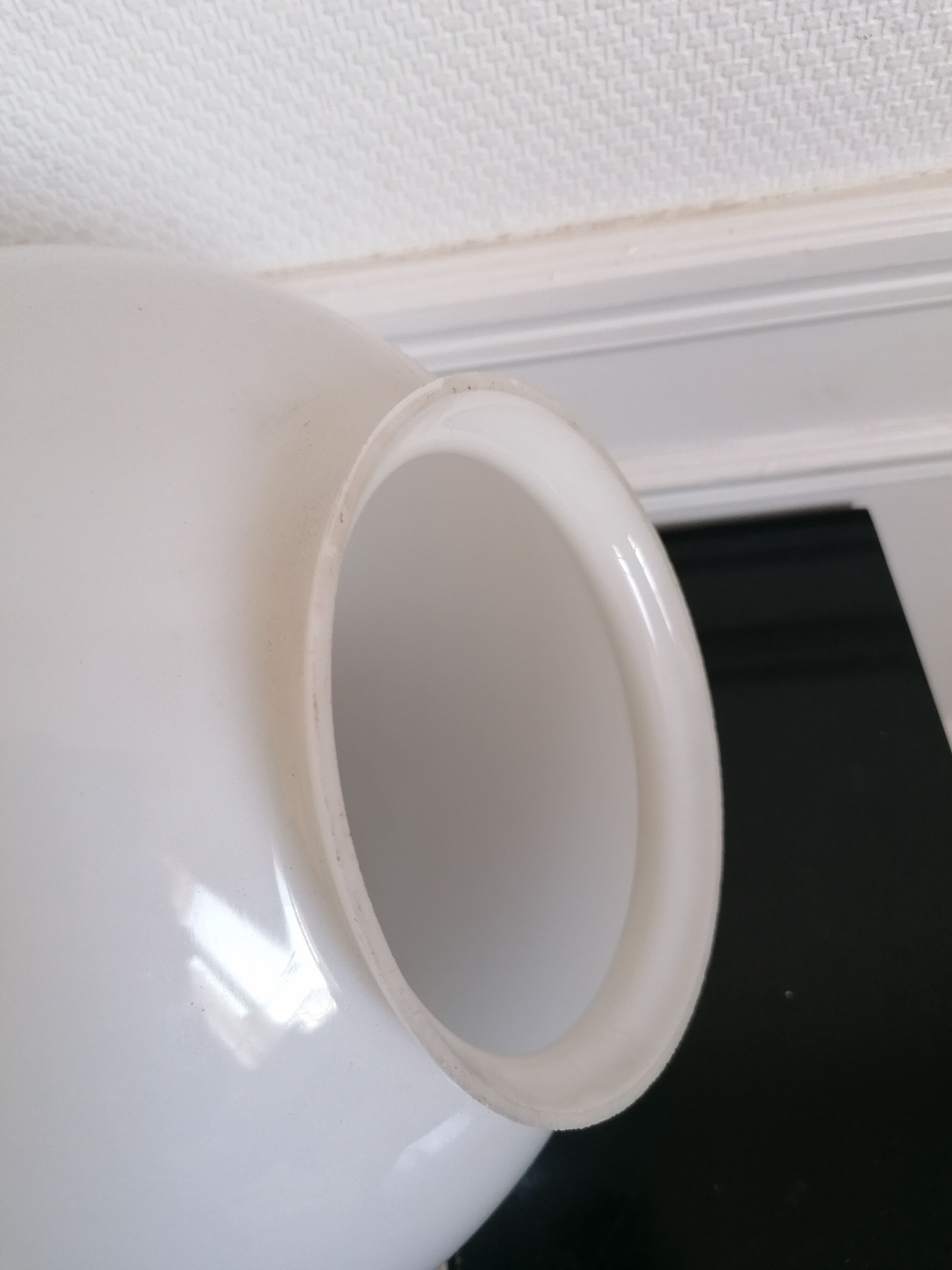 Suspension laiton et opaline début XXème