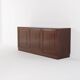 Buffet danois en acajou de style moderne du milieu du siècle, années 1960