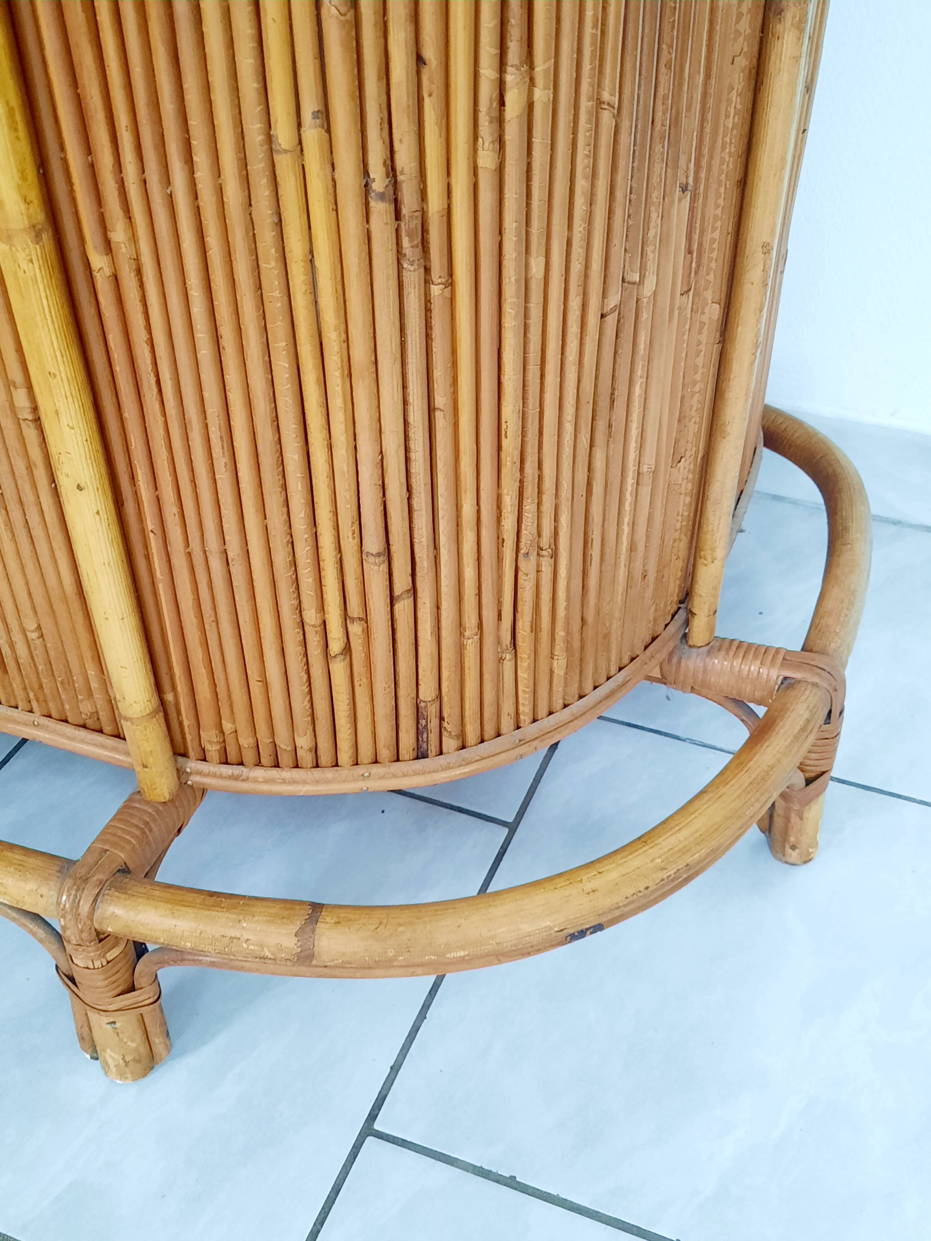 60s bamboo and rattan tiki bar