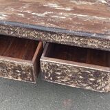 Small old chest with two drawers