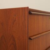 Teak chest of drawers, Danish design, 1970s, production: Denmark