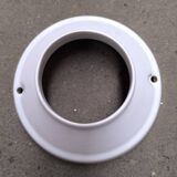 Opaline glass and ceramic wall light