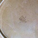 6 compartment plates or vintage sandstone fondue