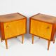 A pair of bedside tables, 1970s