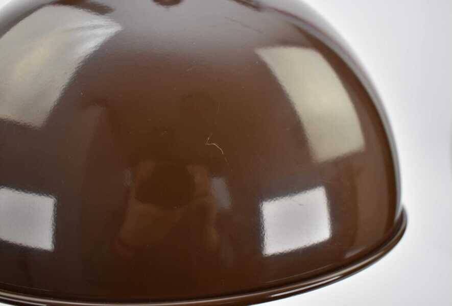 Midi Bunker Fog & Mørup Pendant Light Mid Century Modern Jo Hammerborg | Chocolate Brown Ceiling Light Vintage 70s Retro Danish Scandinavian