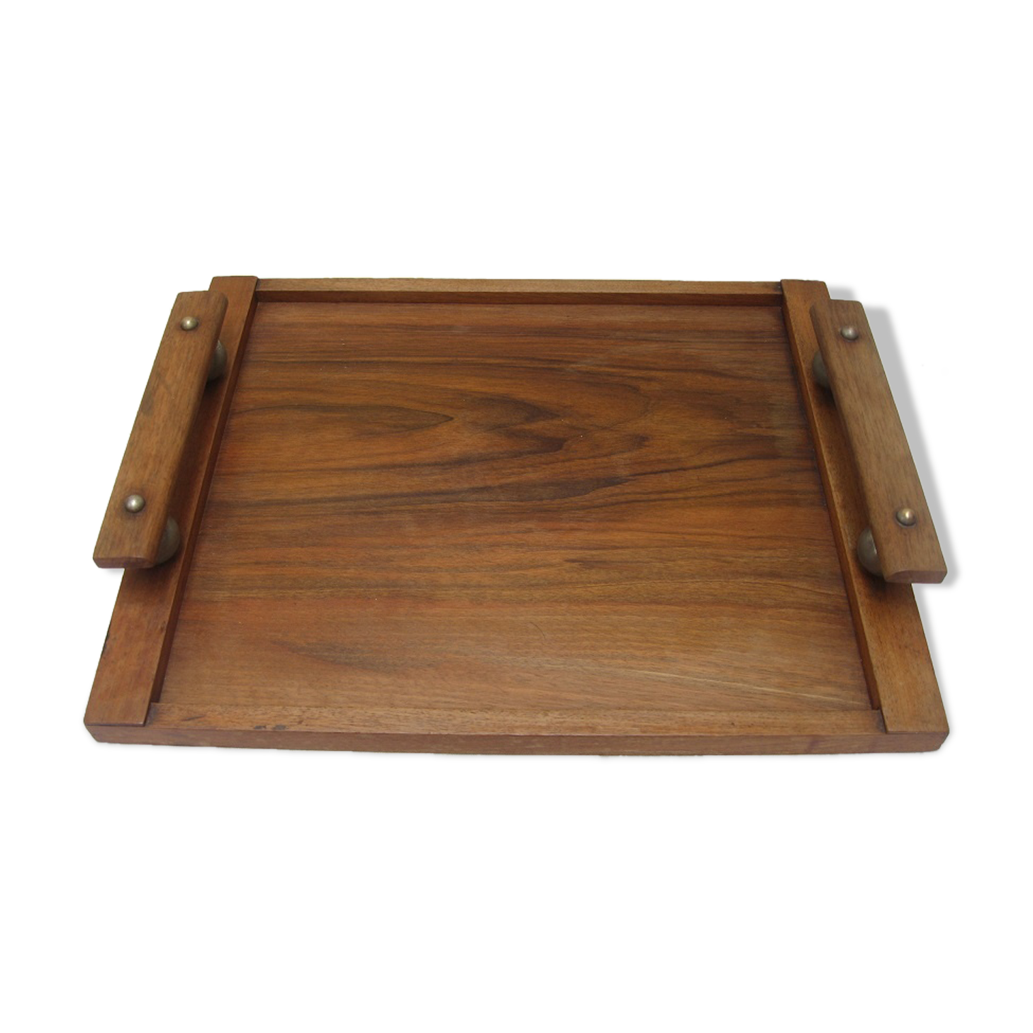 60's wooden tray