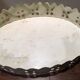 Pair of white patinated metal trays