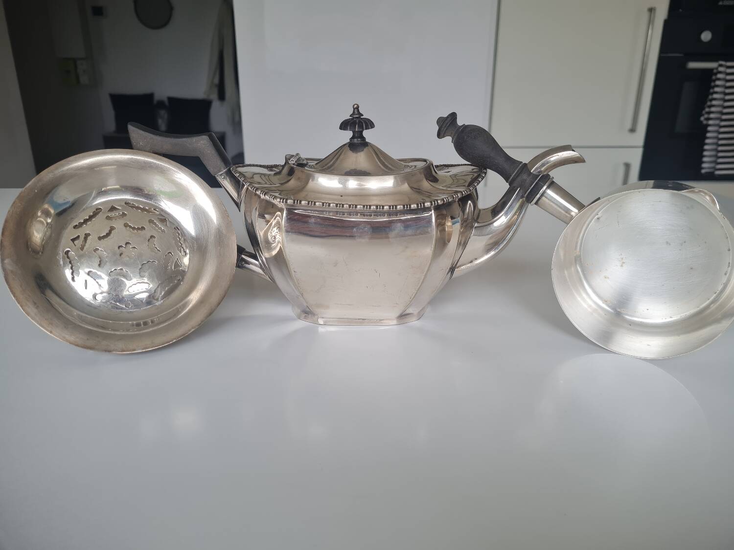 Antique EPNS pewter teapot