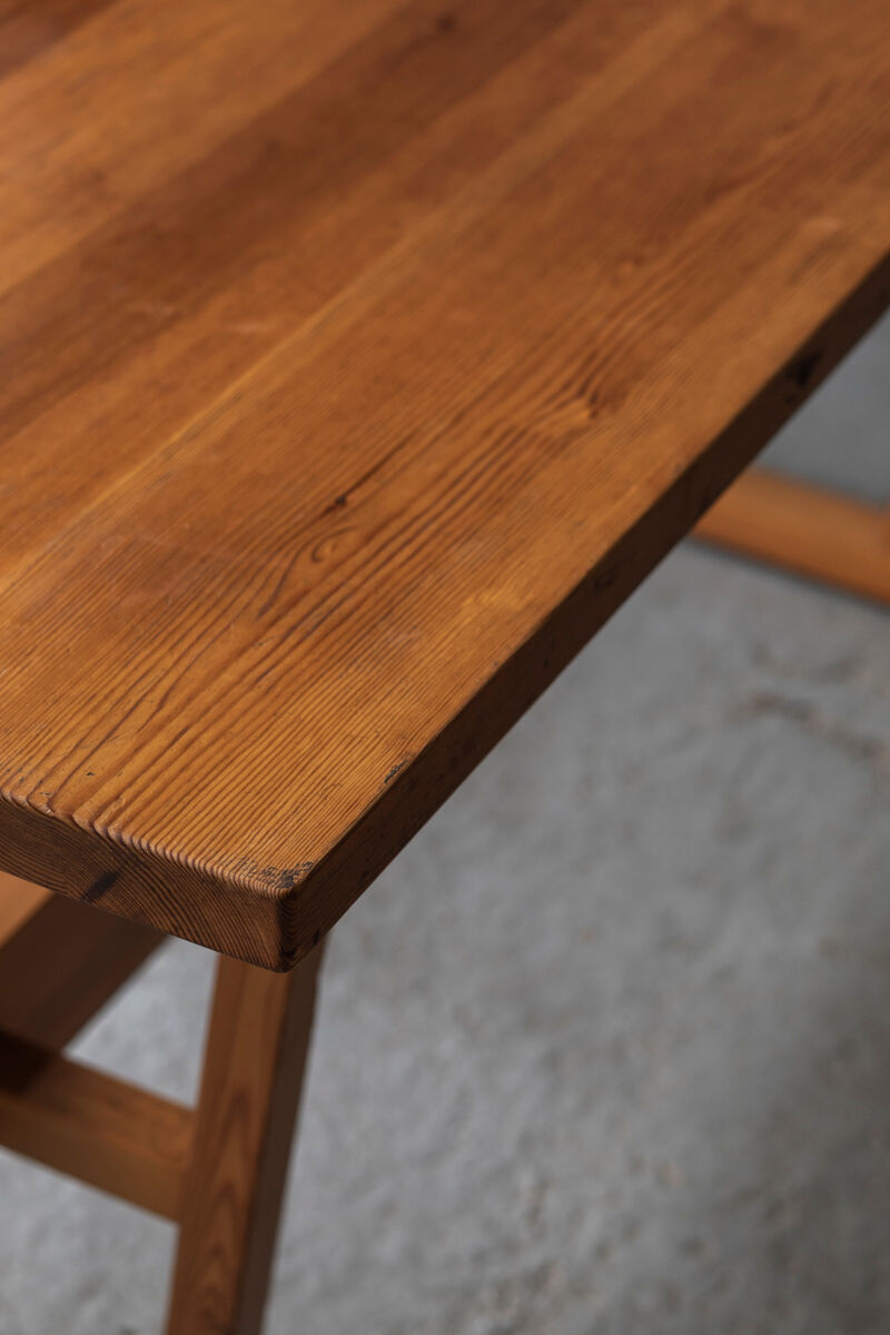 Dining set of 3 in solid oregon pine