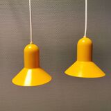 Two confetti lamps