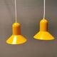 Two confetti lamps