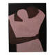 Close to You minimalist couple painting